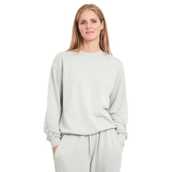 psk collective Tops - Psk Collective Easy Sweatshirt Ash Green 2X NWT Crew Neck Fit